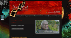 Desktop Screenshot of cineclubprevost.com